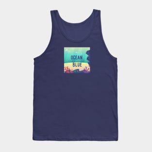 Ocean bottom underwater landscape Tank Top